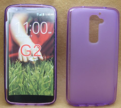 Cell phone cover TPU gel skin case for LG G2 ()